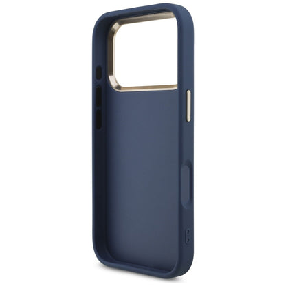 Custodia per Apple iPhone 18 Pro / 17 Pro, Guess, 4G Big Classic Logo, Blu