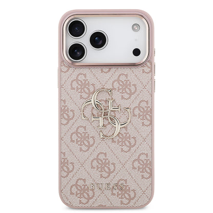 Custodia per Apple iPhone 18 Pro / 17 Pro, Guess, 4G Big Classic Logo, Rosa