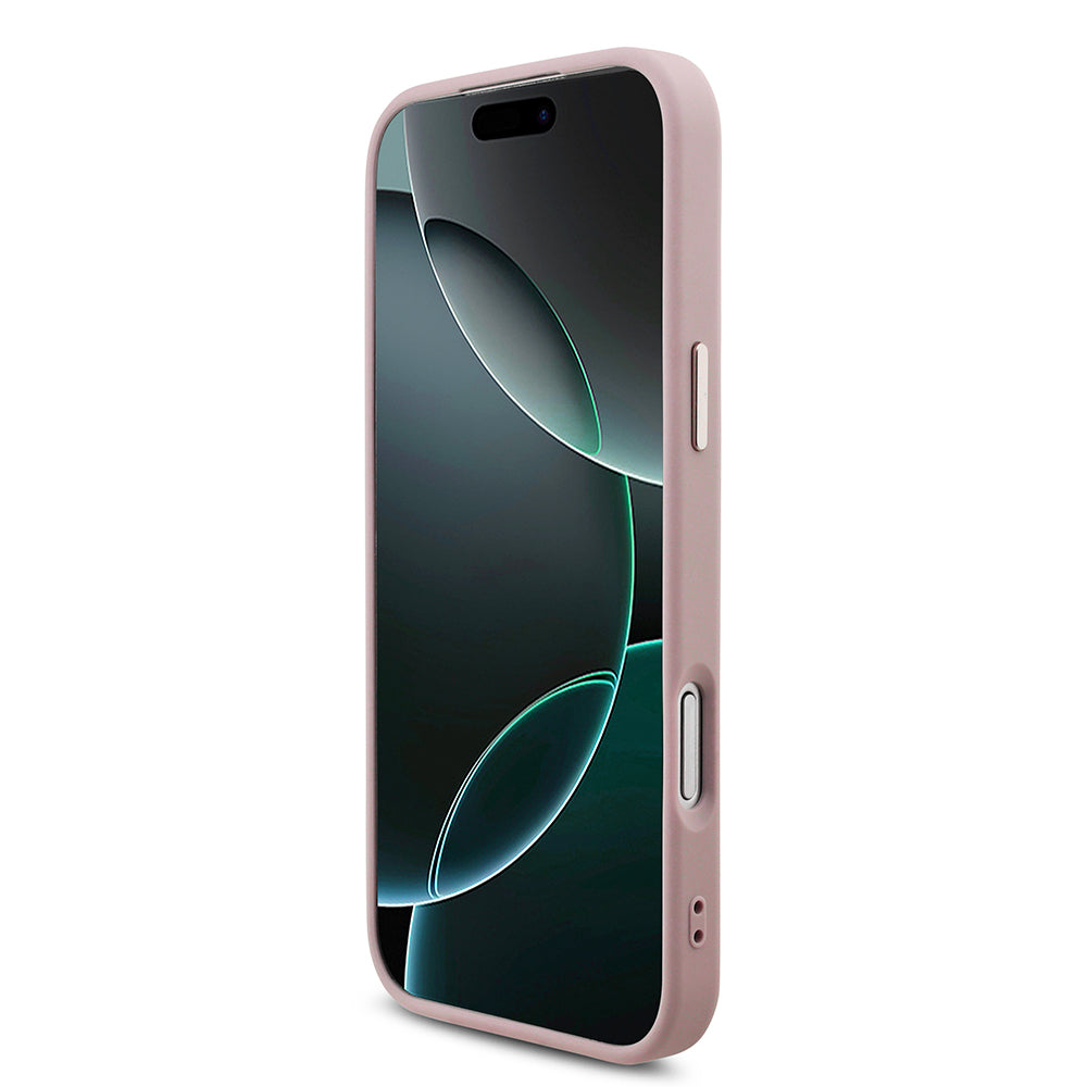 Custodia per Apple iPhone 18 Pro / 17 Pro, Guess, 4G Big Classic Logo, Rosa