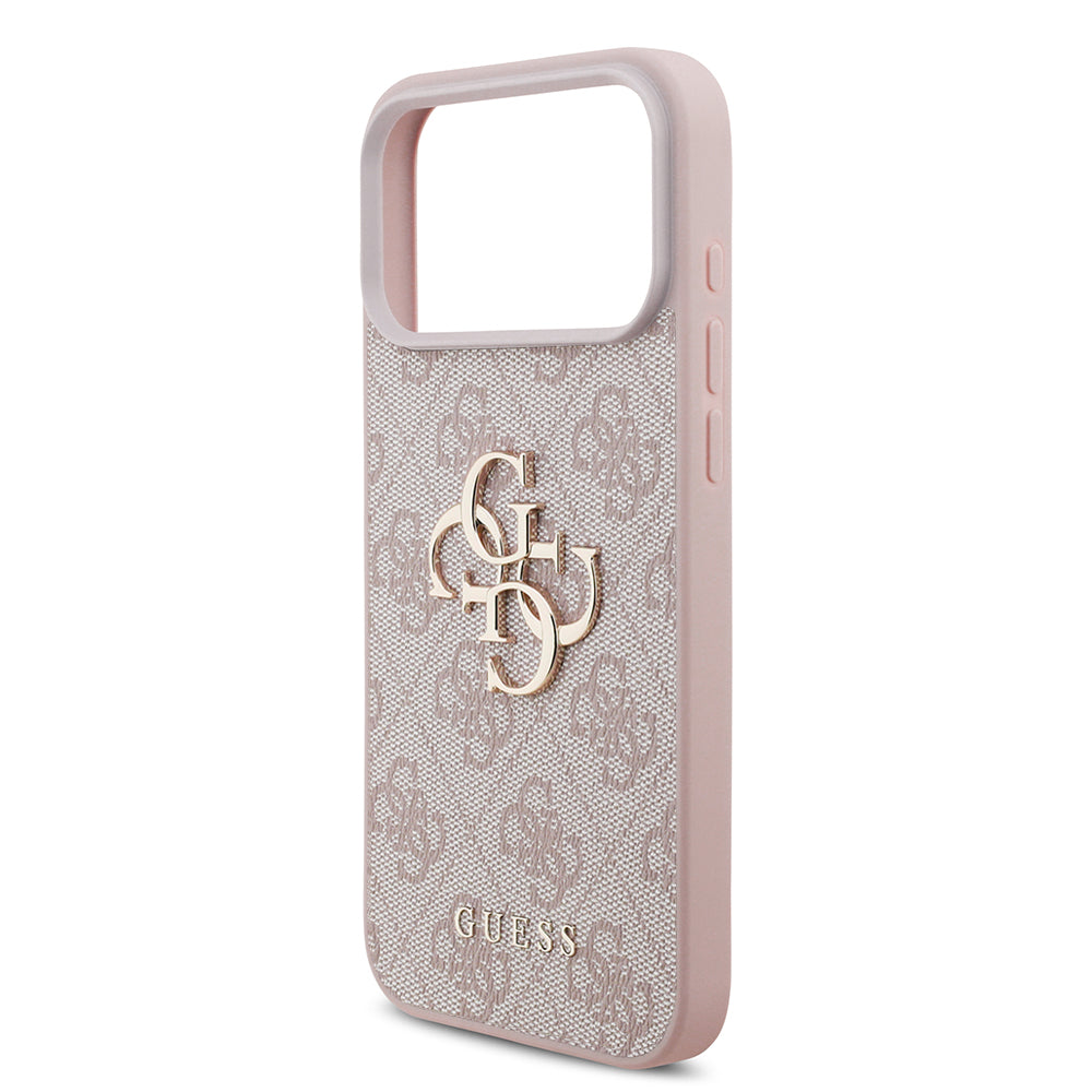Custodia per Apple iPhone 18 Pro / 17 Pro, Guess, 4G Big Logo, Rosa