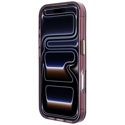 Custodia per Apple iPhone 18 Pro / 17 Pro, Karl Lagerfeld, IML Big Signature Resin Logo e Cornice in Metallo, Vinaccia