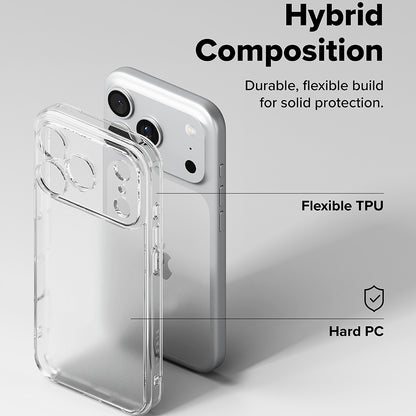 Custodia per Apple iPhone 18 Pro / 17 Pro, Ringke, Fusion, Trasparente Opaca