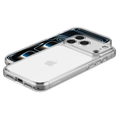 Custodia per Apple iPhone 18 Pro / 17 Pro, Spigen, Ultra Hybrid, Trasparente ACS12153
