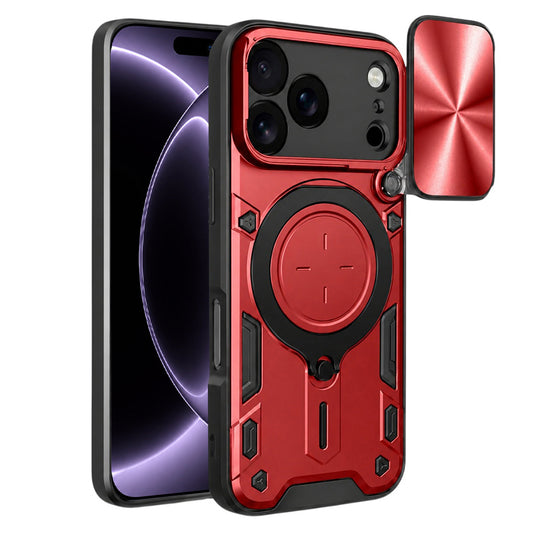Custodia per Apple iPhone 18 Pro / 17 Pro, Techsuit, CamGuard Pro, Rossa