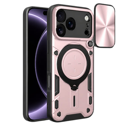 Custodia per Apple iPhone 18 Pro / 17 Pro, Techsuit, CamGuard Pro, Rosa Dorato