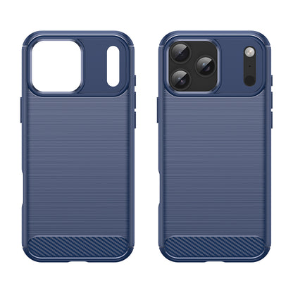 Custodia per Apple iPhone 18 Pro / 17 Pro, Techsuit, Carbonio, Blu