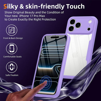 Custodia per Apple iPhone 18 Pro / 17 Pro, Techsuit, ColorVerse 360, Viola