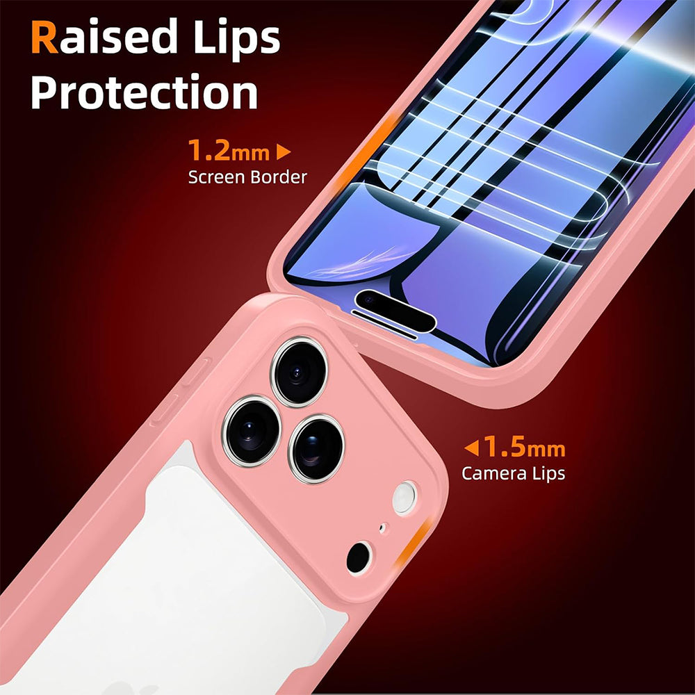 Custodia per Apple iPhone 18 Pro / 17 Pro, Techsuit, ColorVerse 360, Rosa