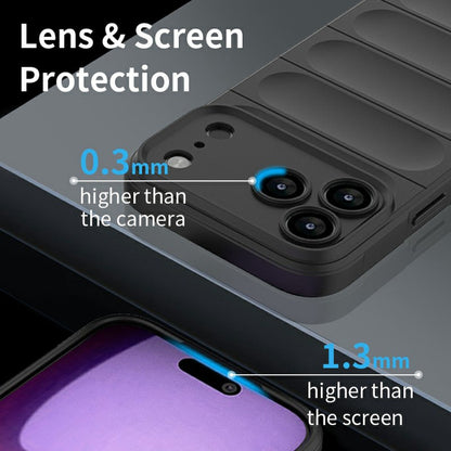 Custodia per Apple iPhone 18 Pro / 17 Pro, Techsuit, Magic Shield, Blu