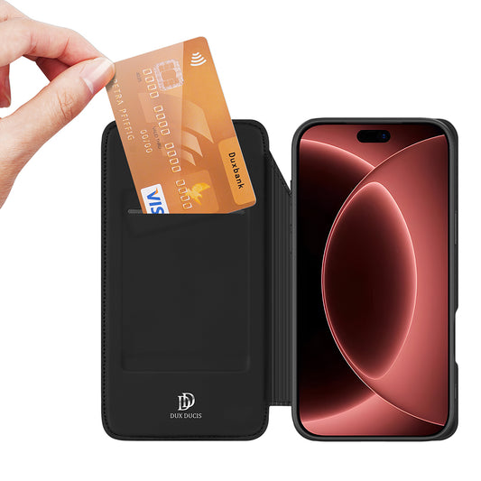 Custodia per Apple iPhone 18 Pro Max / 17 Pro Max, DUX DUCIS, Skin Pro, Nera