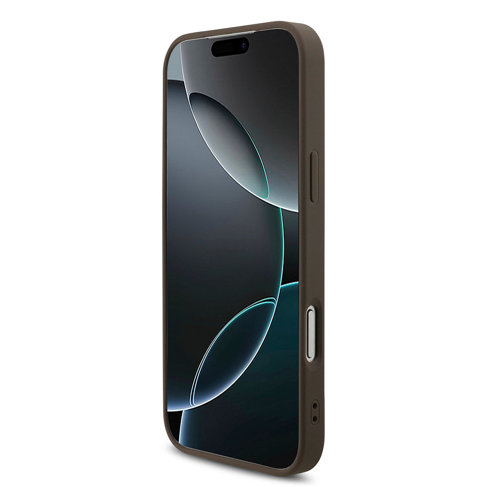 Custodia per Apple iPhone 18 Pro Max / 17 Pro Max, Guess, 4G Big Logo, Marrone