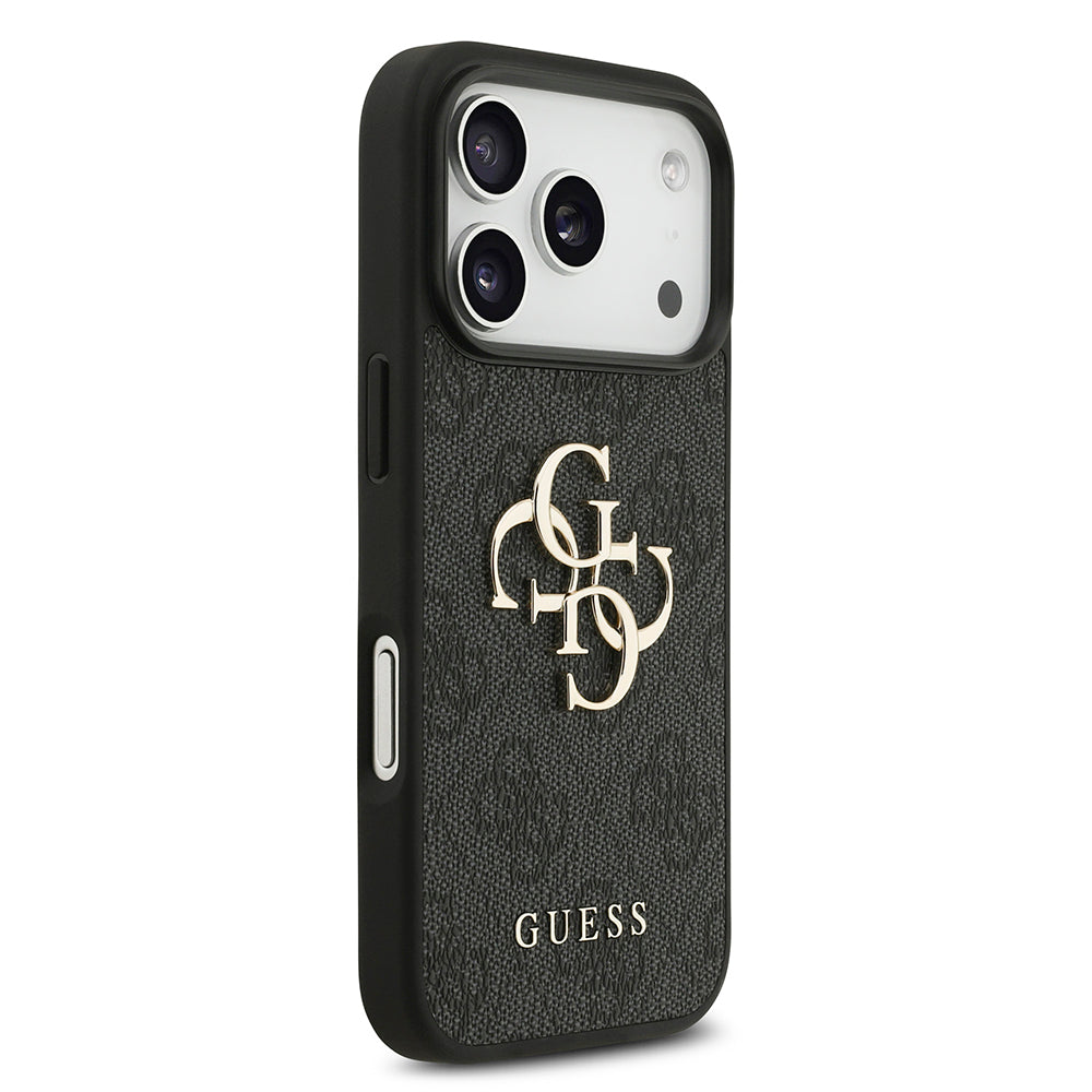 Custodia per Apple iPhone 18 Pro Max / 17 Pro Max, Guess, 4G Big Logo, Nera