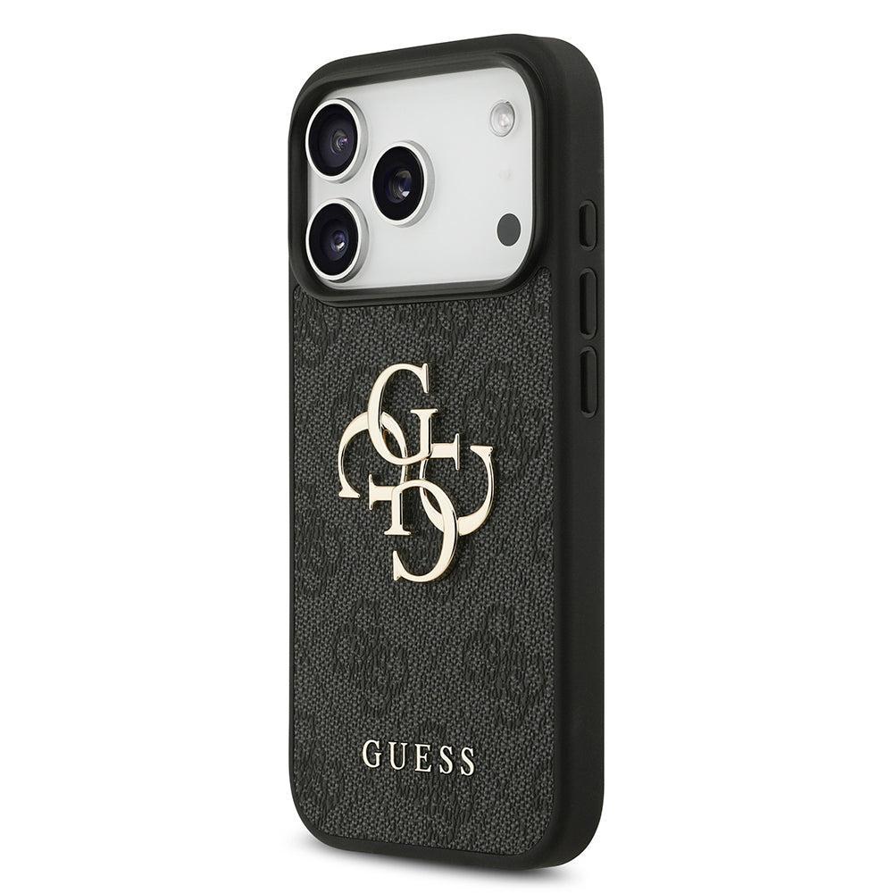 Custodia per Apple iPhone 18 Pro Max / 17 Pro Max, Guess, 4G Big Logo, Nera