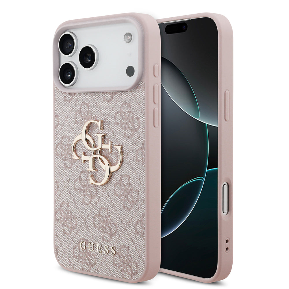 Custodia per Apple iPhone 18 Pro Max / 17 Pro Max, Guess, 4G Big Logo, Rosa