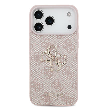 Custodia per Apple iPhone 18 Pro Max / 17 Pro Max, Guess, 4G Big Logo, Rosa