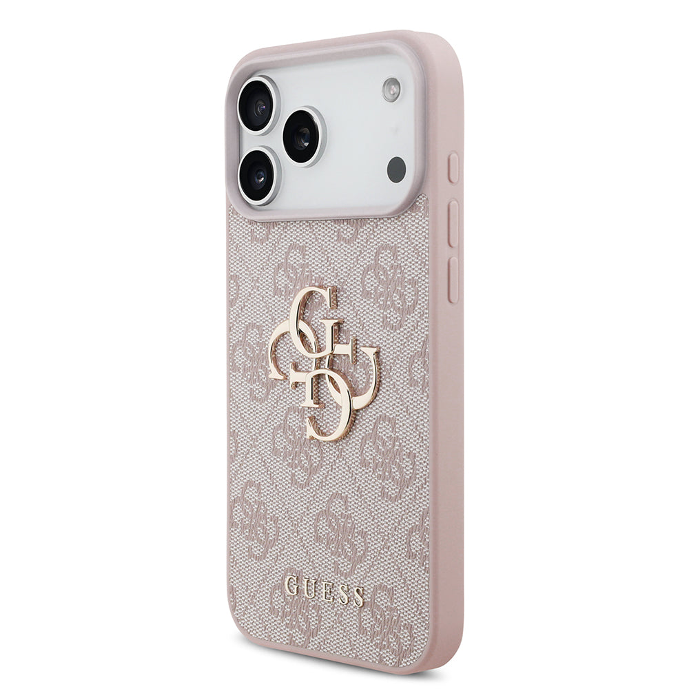 Custodia per Apple iPhone 18 Pro Max / 17 Pro Max, Guess, 4G Big Logo, Rosa