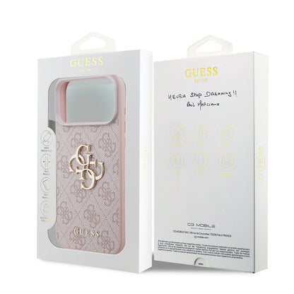 Custodia per Apple iPhone 18 Pro Max / 17 Pro Max, Guess, 4G Big Logo, Rosa