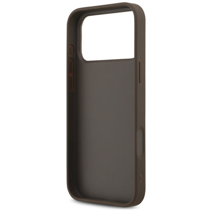Custodia per Apple iPhone 18 Pro Max / 17 Pro Max, Guess, 4G Classic Logo, Marrone
