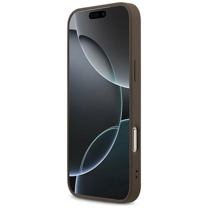 Custodia per Apple iPhone 18 Pro Max / 17 Pro Max, Guess, 4G Classic Logo, Marrone