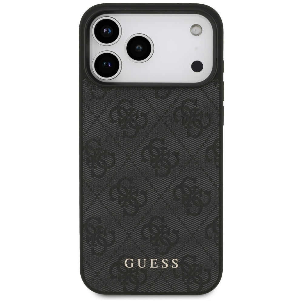 Custodia per Apple iPhone 18 Pro Max / 17 Pro Max, Guess, 4G Classic Logo, Nera