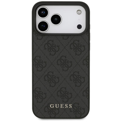 Custodia per Apple iPhone 18 Pro Max / 17 Pro Max, Guess, 4G Classic Logo, Nera