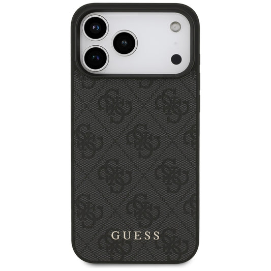 Custodia per Apple iPhone 18 Pro Max / 17 Pro Max, Guess, 4G Classic Logo, Nera