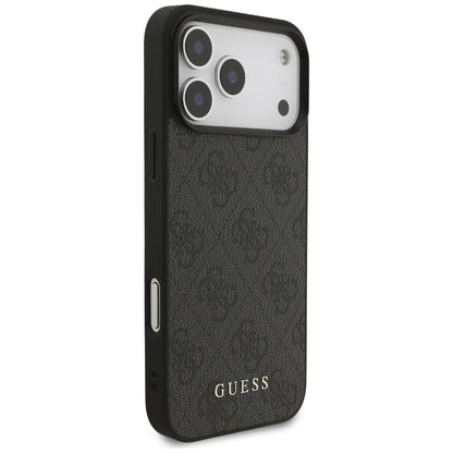 Custodia per Apple iPhone 18 Pro Max / 17 Pro Max, Guess, 4G Classic Logo, Nera