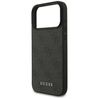 Custodia per Apple iPhone 18 Pro Max / 17 Pro Max, Guess, 4G Classic Logo, Nera