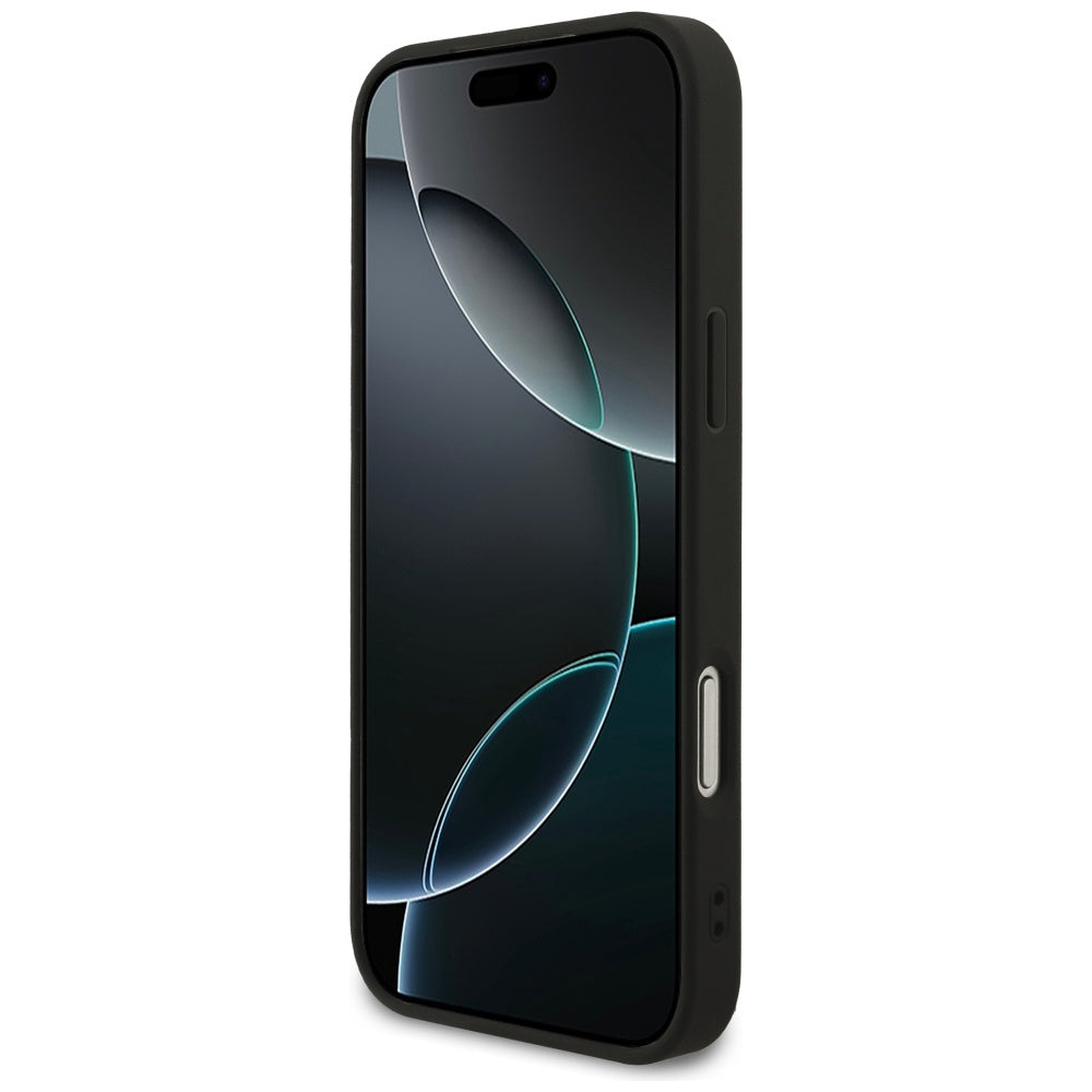 Custodia per Apple iPhone 18 Pro Max / 17 Pro Max, Guess, 4G Classic Logo, Nera