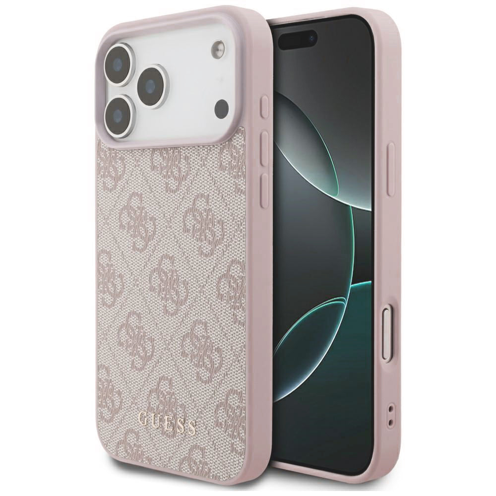 Custodia per Apple iPhone 18 Pro Max / 17 Pro Max, Guess, 4G Classic Logo, Rosa