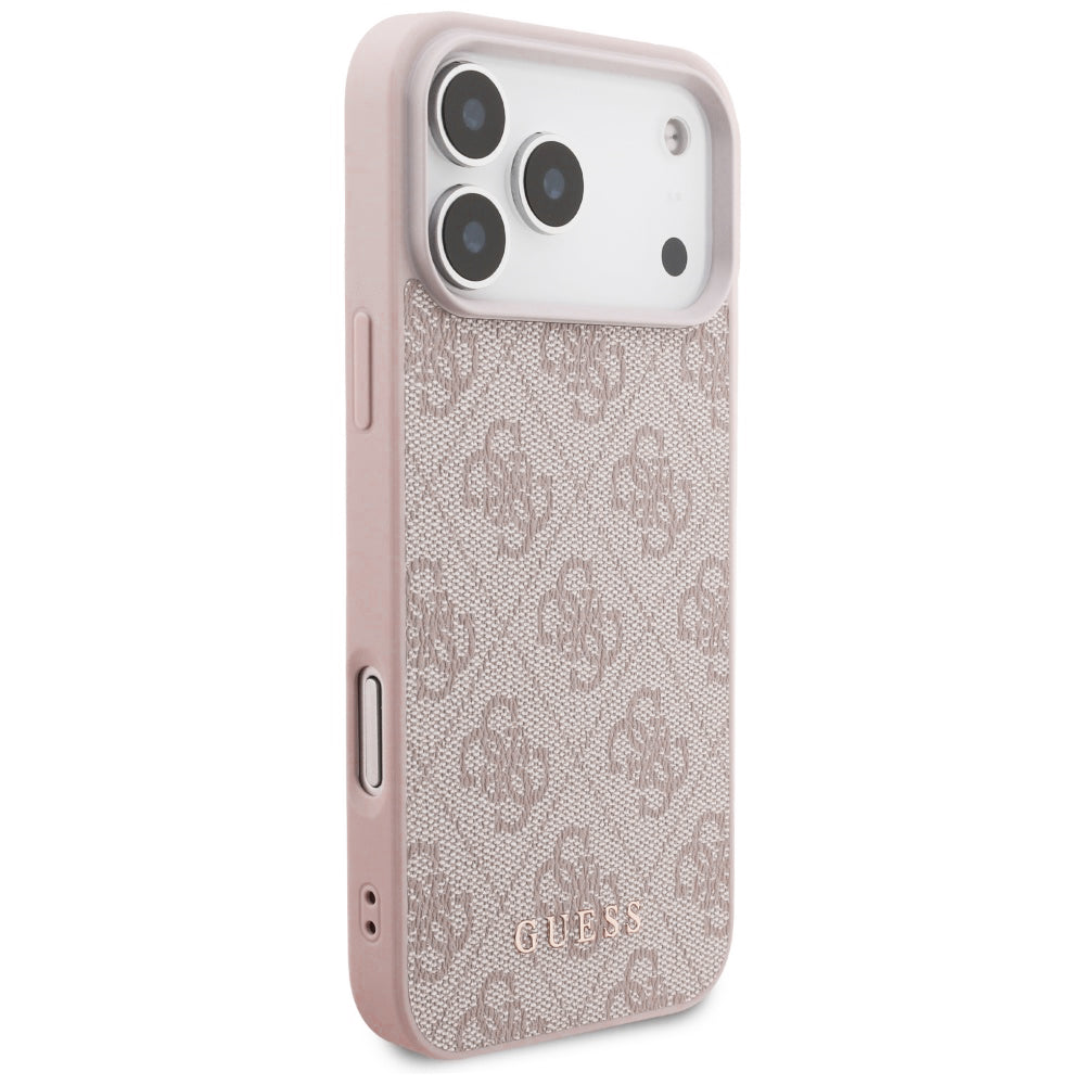 Custodia per Apple iPhone 18 Pro Max / 17 Pro Max, Guess, 4G Classic Logo, Rosa