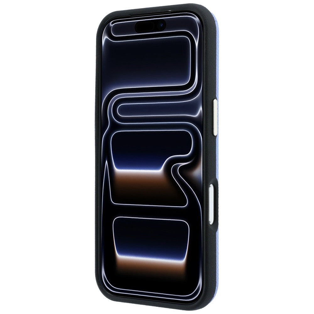 Custodia per Apple iPhone 18 Pro Max / 17 Pro Max, Guess, Logo Grande in Resina Granulata, Blu