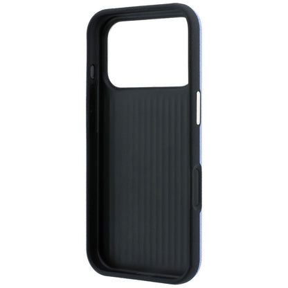 Custodia per Apple iPhone 18 Pro Max / 17 Pro Max, Guess, Logo Grande in Resina Granulata, Blu