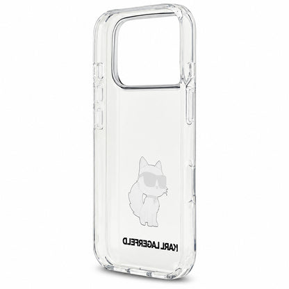 Cover per Apple iPhone 18 Pro Max / 17 Pro Max, Karl Lagerfeld, IML Choupette NFT, trasparente