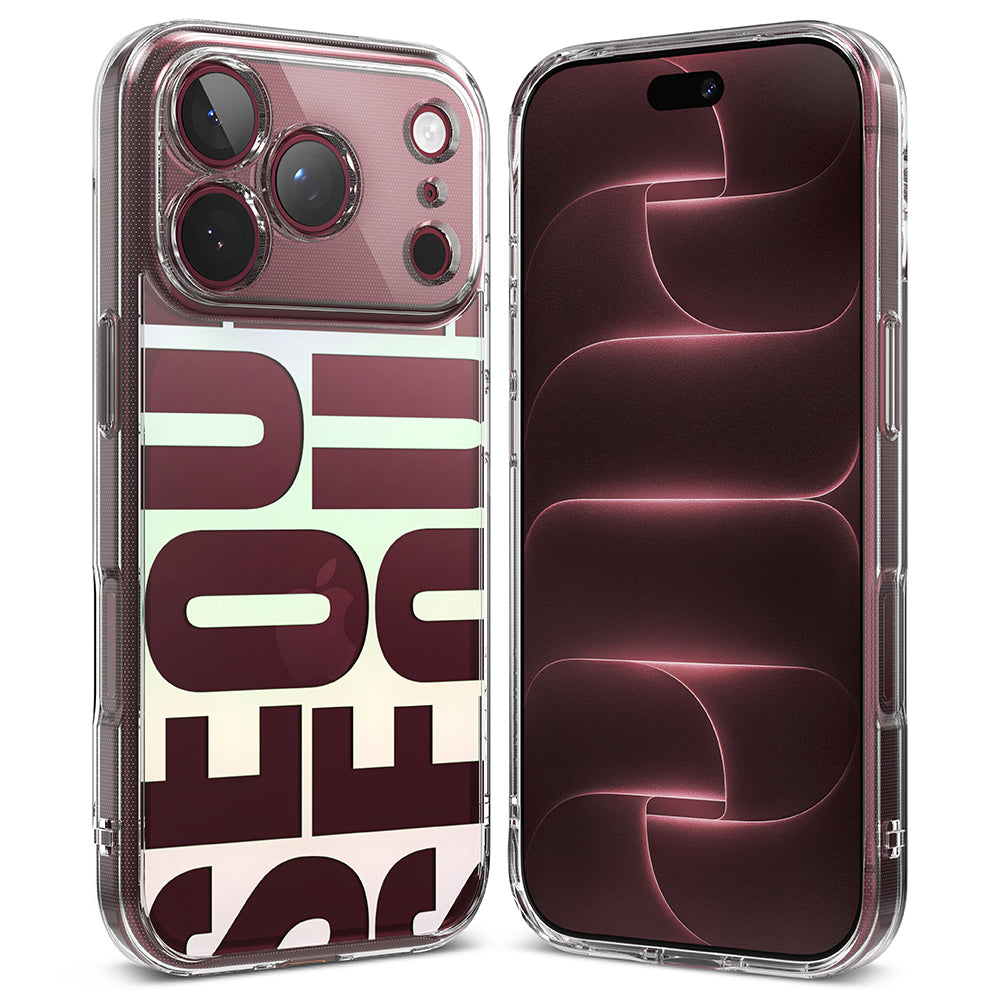 Custodia per Apple iPhone 18 Pro Max / 17 Pro Max, Ringke, Fusion Seoul, Vinaccia