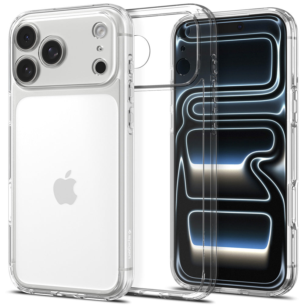 Custodia per Apple iPhone 18 Pro Max / 17 Pro Max, Spigen, Ultra Hybrid, Trasparente ACS12116