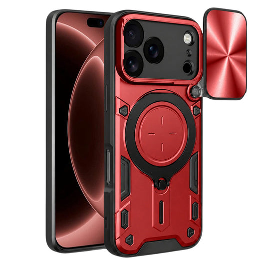Custodia per Apple iPhone 18 Pro Max / 17 Pro Max, Techsuit, CamGuard Pro, Rossa