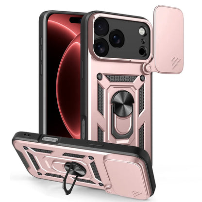 Custodia per Apple iPhone 18 Pro Max / 17 Pro Max, Techsuit, CamShield, Rosa Oro