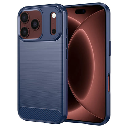 Custodia per Apple iPhone 18 Pro Max / 17 Pro Max, Techsuit, Carbonio, Blu