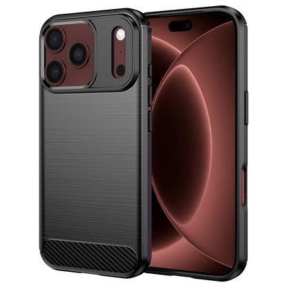 Custodia per Apple iPhone 18 Pro Max / 17 Pro Max, Techsuit, Carbonio, Nera