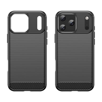 Custodia per Apple iPhone 18 Pro Max / 17 Pro Max, Techsuit, Carbonio, Nera