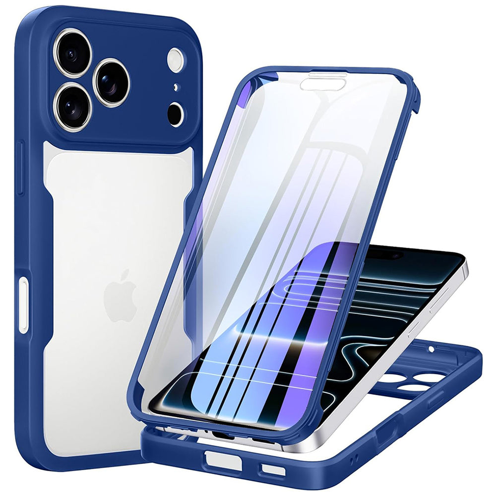 Custodia per Apple iPhone 18 Pro Max / 17 Pro Max, Techsuit, ColorVerse 360, Blu