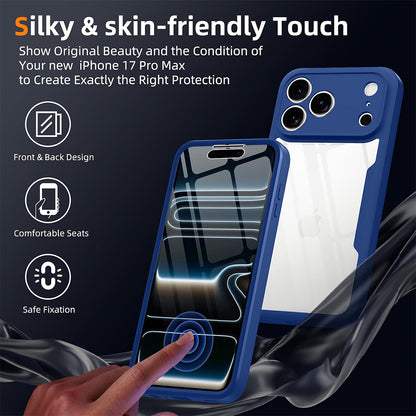 Custodia per Apple iPhone 18 Pro Max / 17 Pro Max, Techsuit, ColorVerse 360, Blu