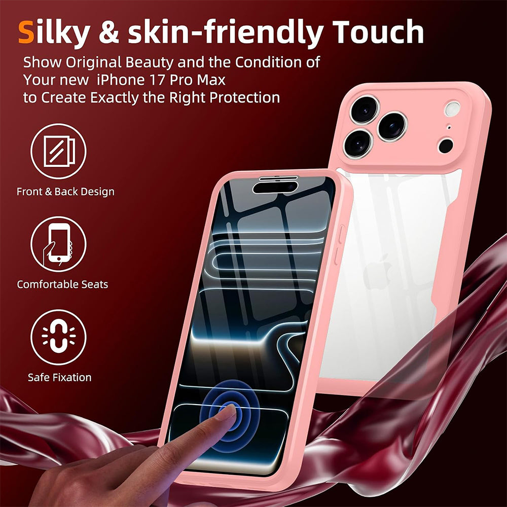 Custodia per Apple iPhone 18 Pro Max / 17 Pro Max, Techsuit, ColorVerse 360, Rosa
