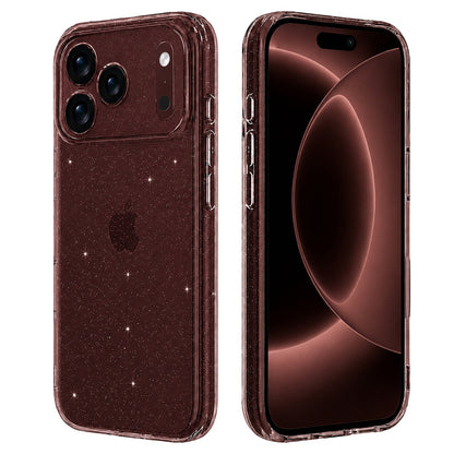 Custodia per Apple iPhone 18 Pro Max / 17 Pro Max, Techsuit, SparkleSkin, Trasparente
