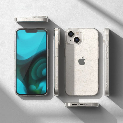 Custodia per Apple iPhone 18 Pro Max / 17 Pro Max, Techsuit, SparkleSkin, Trasparente