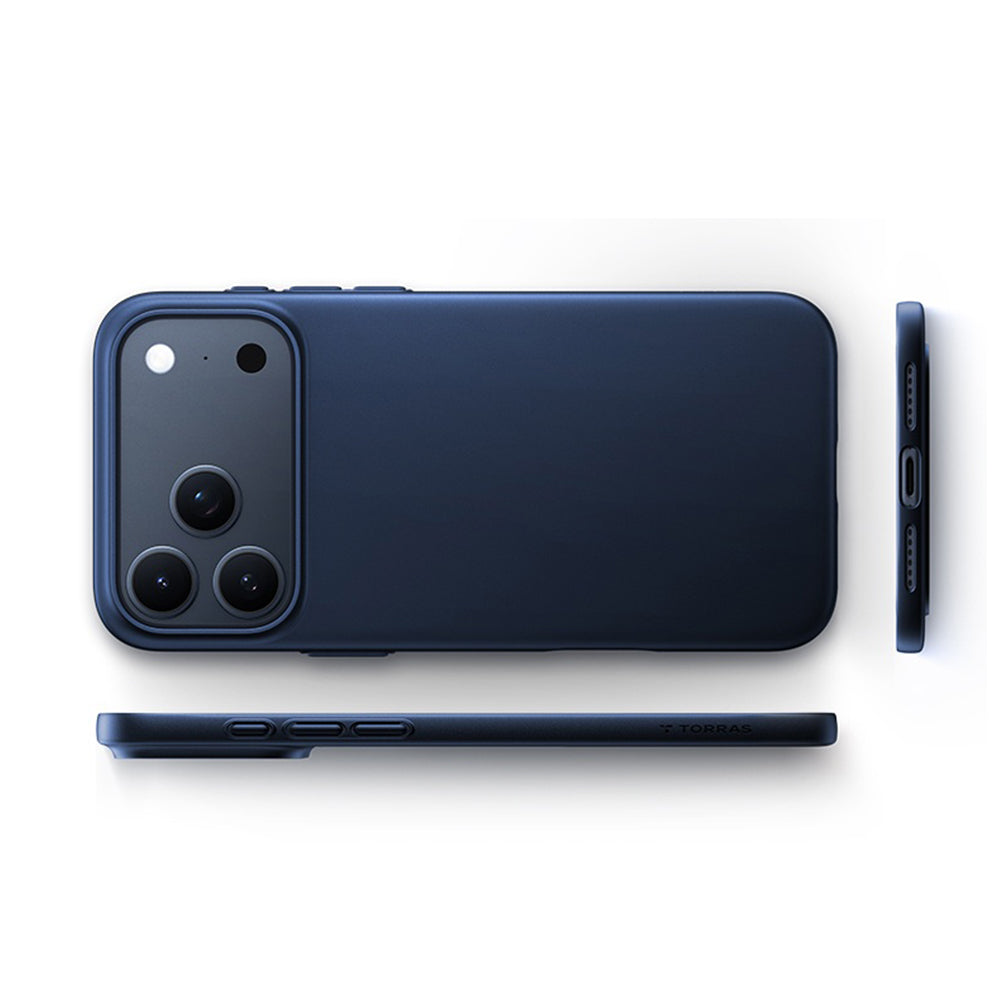 Custodia MagSafe per Apple iPhone 18 Pro Max / 17 Pro Max, Torras, OriginFit, Blu Scuro