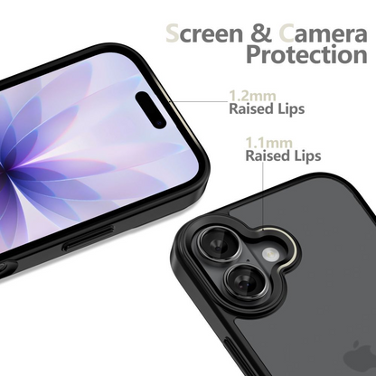 Custodia per Apple iPhone 17, Tech-Protect, Magmat, Nera Opaca