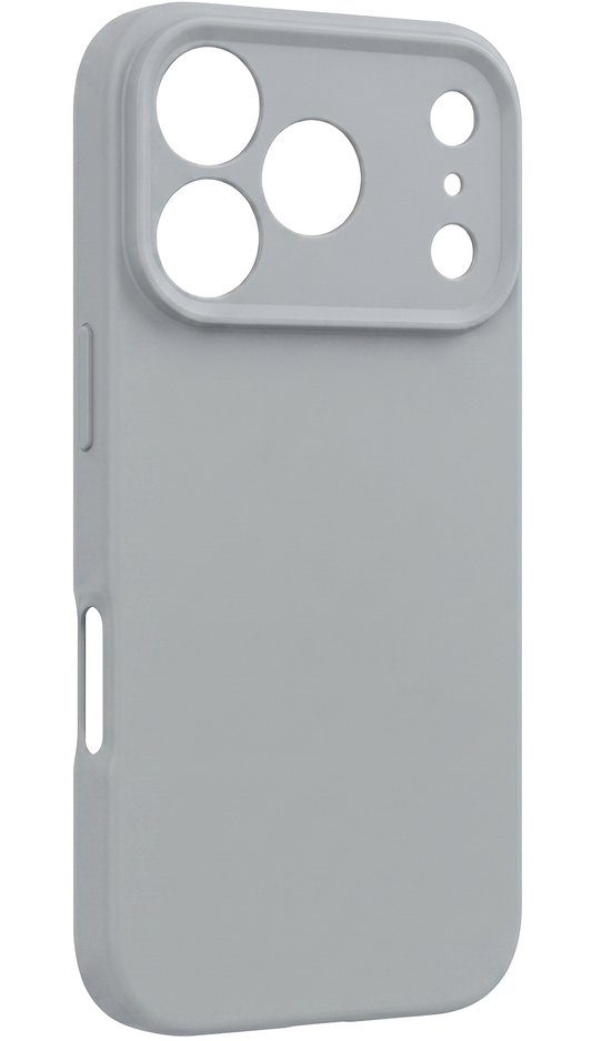 Custodia per Apple iPhone 17 Pro Max, OEM, Silicone, Grigio