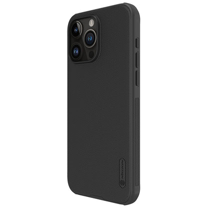 Custodia per Apple iPhone 15 Pro, Nillkin, Super Frosted Shield Pro, nero